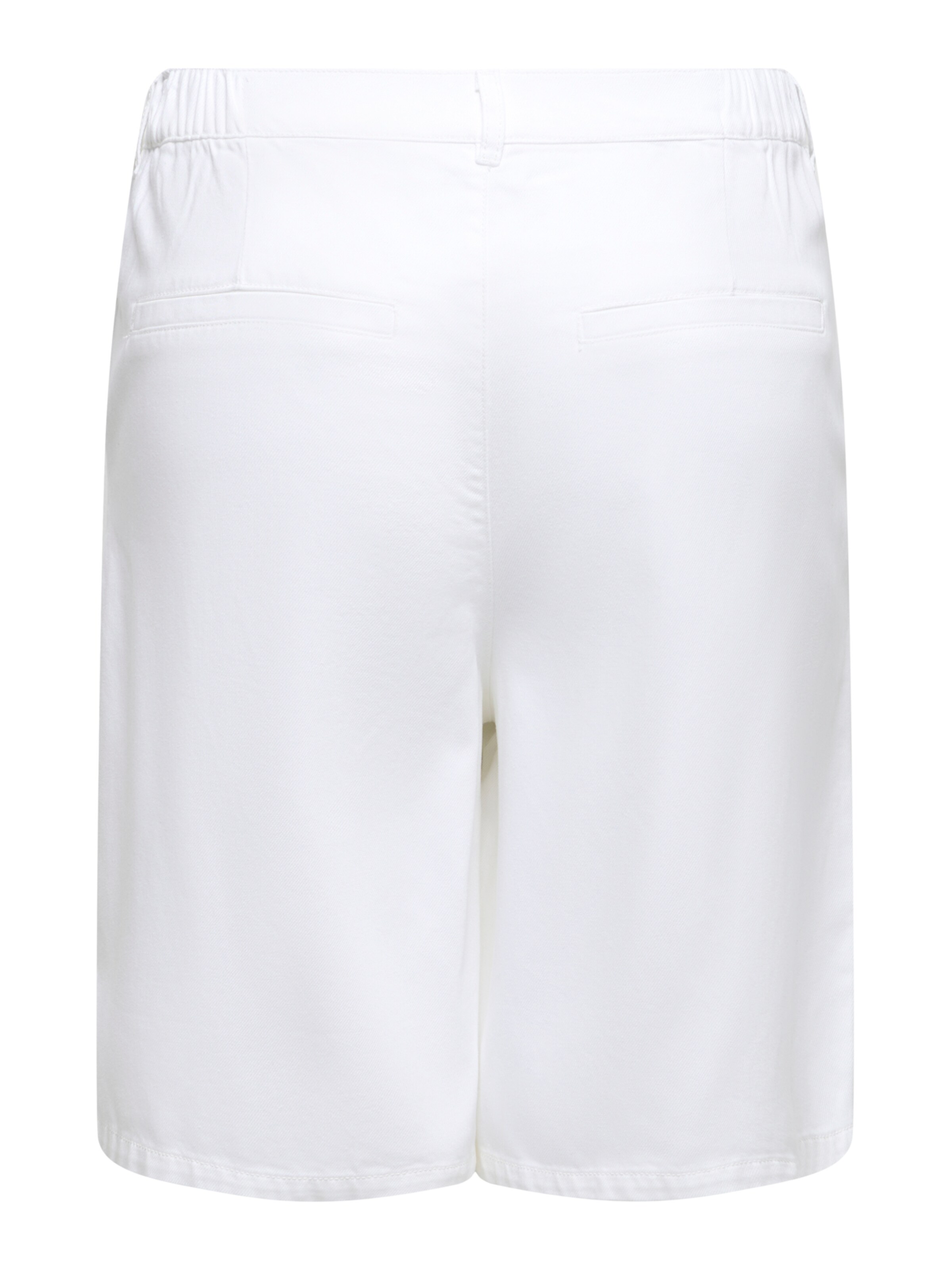 ONLY Carmakoma - Loosefit Pantalón plisado 'CARDAVINA' en blanco