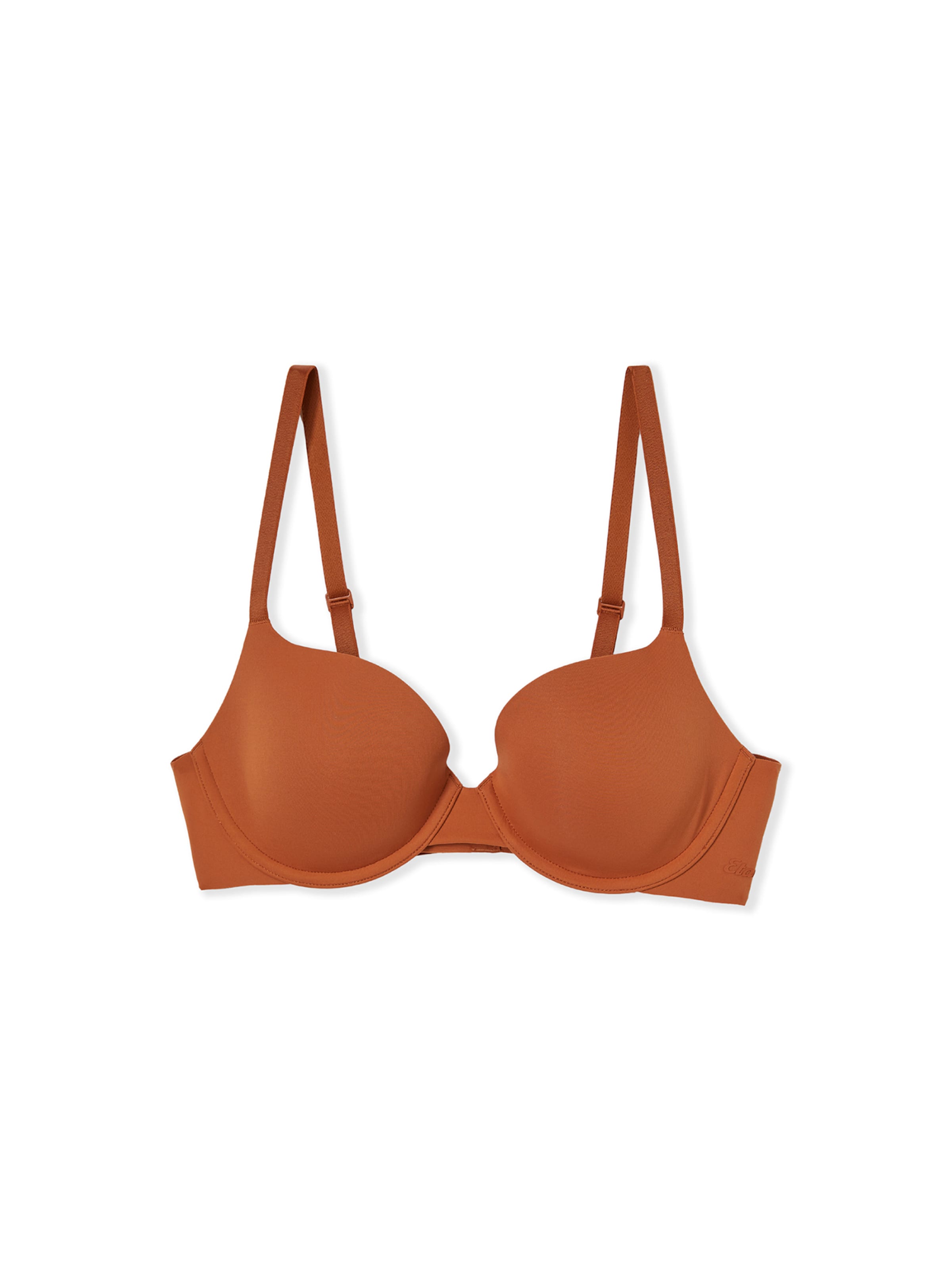 Classico Reggiseno 'Pure Invisible' di ETAM in arancione: frontale