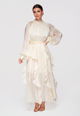 Ombre Avondjurk 'LA-OM-DLR301' in Beige