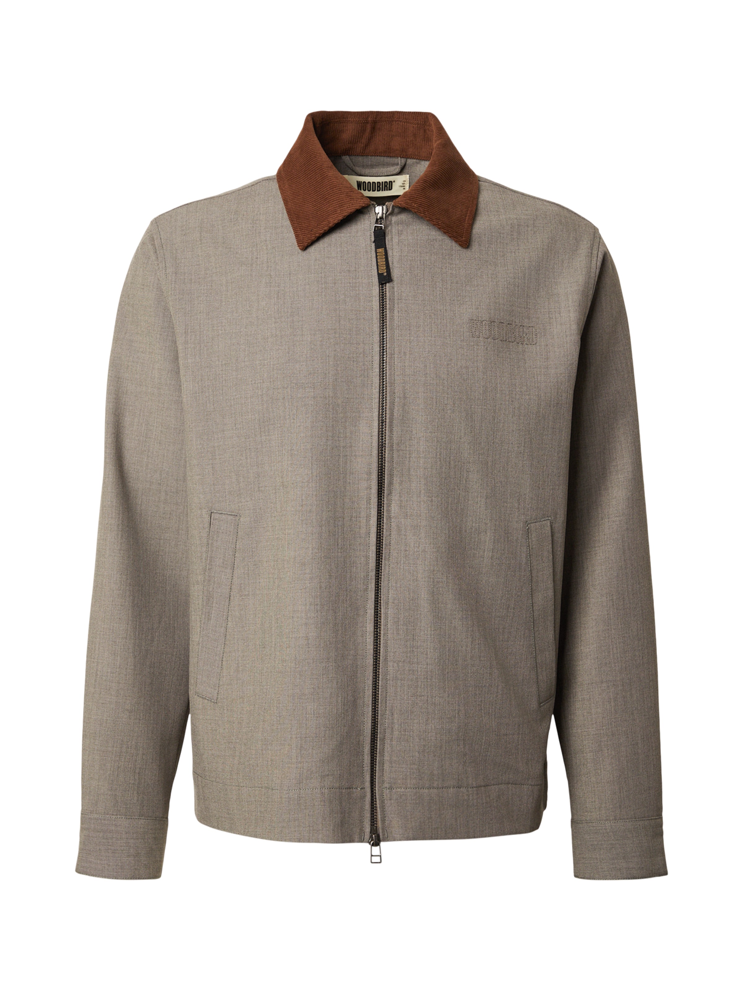 Woodbird Демисезонная куртка 'Pon Guan' в Бежевый: спереди