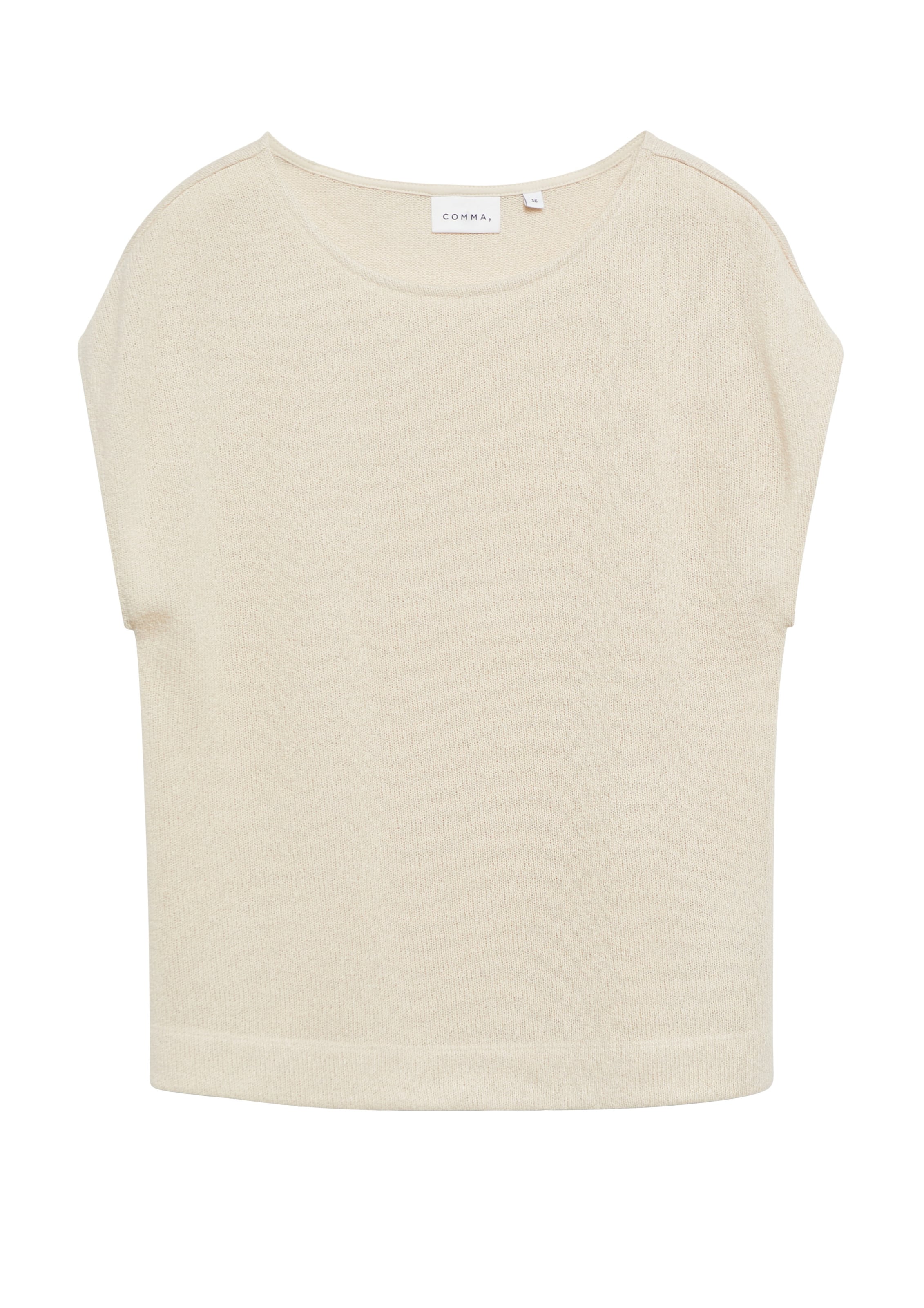 Pull-over COMMA en beige : devant