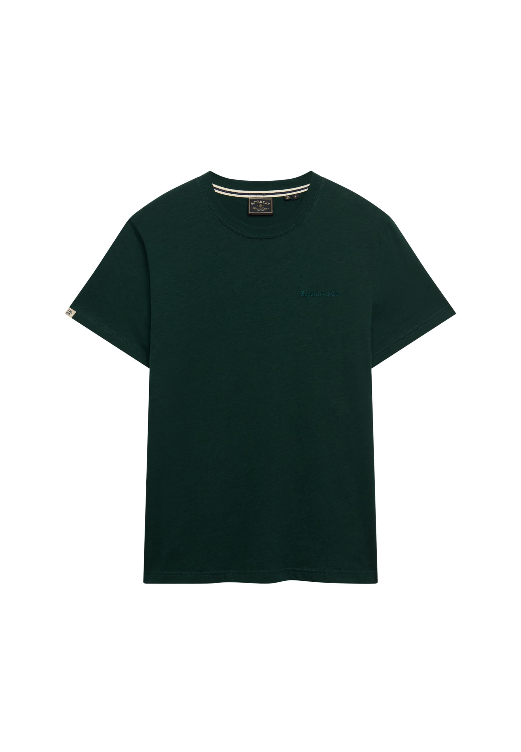 Superdry & Co Shirt 'Essential Company' in Groen: voorkant