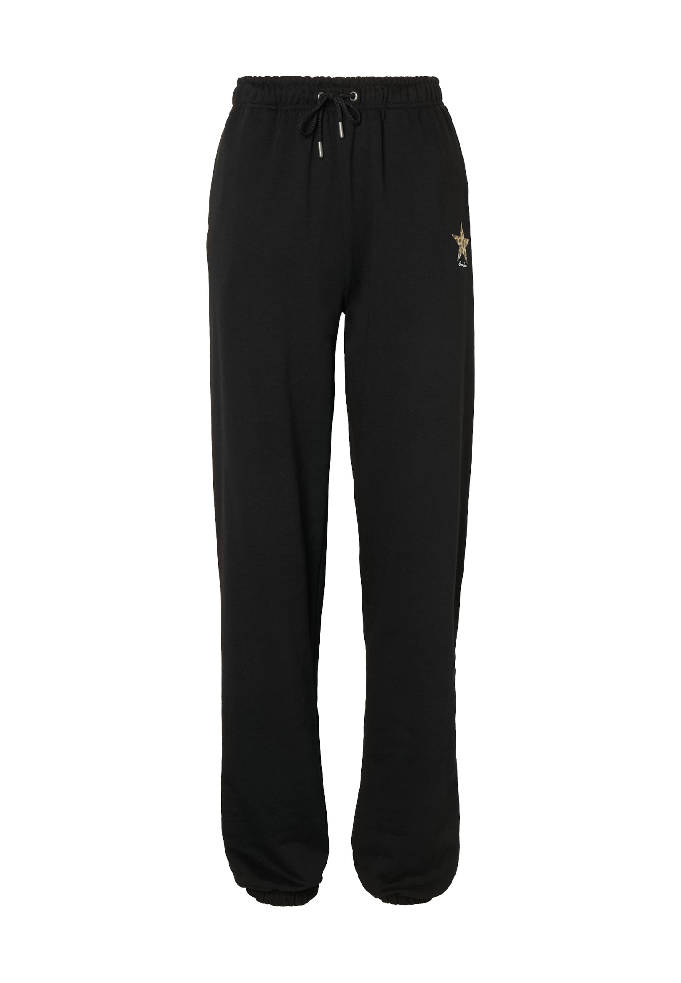 Tapered Pantaloni di GUESS JEANS in nero: frontale
