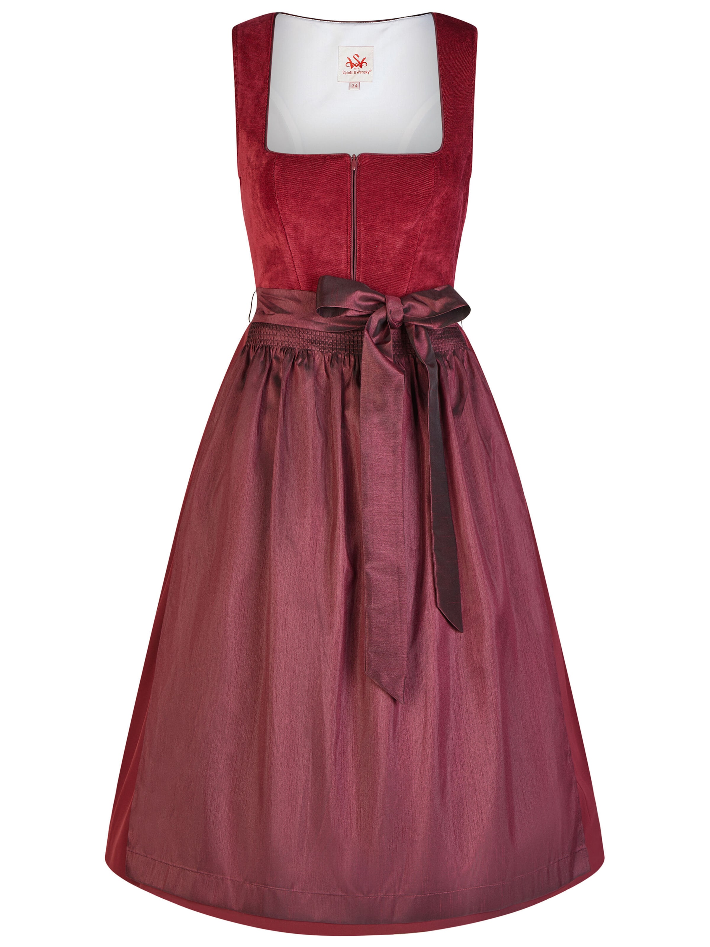 Dirndl 'Havard' SPIETH & WENSKY en rouge : devant