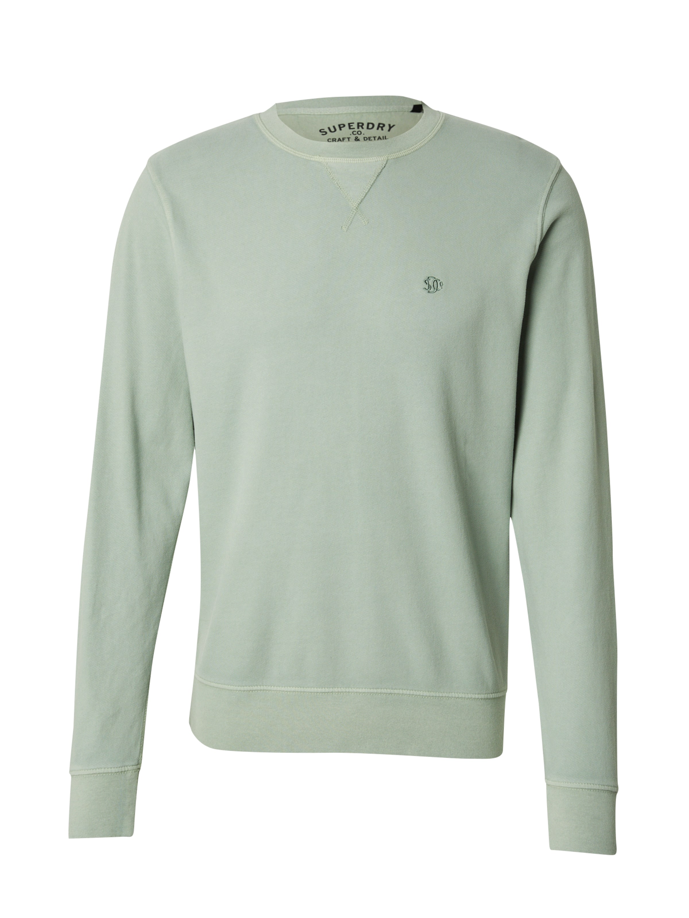 Superdry - Sweatshirt 'Essential' em verde: frente