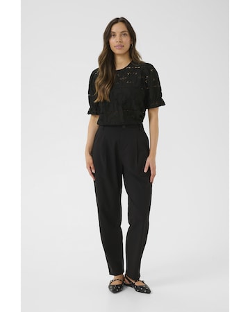 Cream Blouse 'Libby' in Black