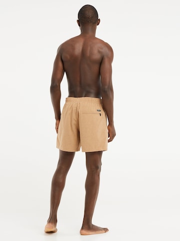 PROTEST Badeshorts 'DAVEY' in Braun: Vorderseite