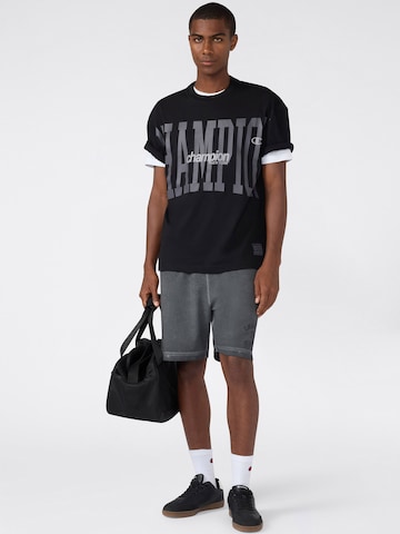 T-Shirt Champion Authentic Athletic Apparel en noir