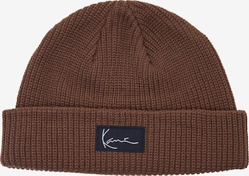 Karl Kani Beanie in Brown: front