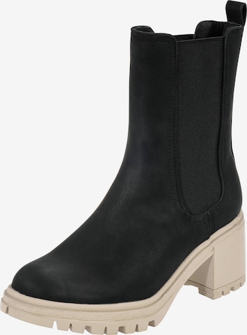 Chelsea Boots 'Thasos' Palado en noir : devant