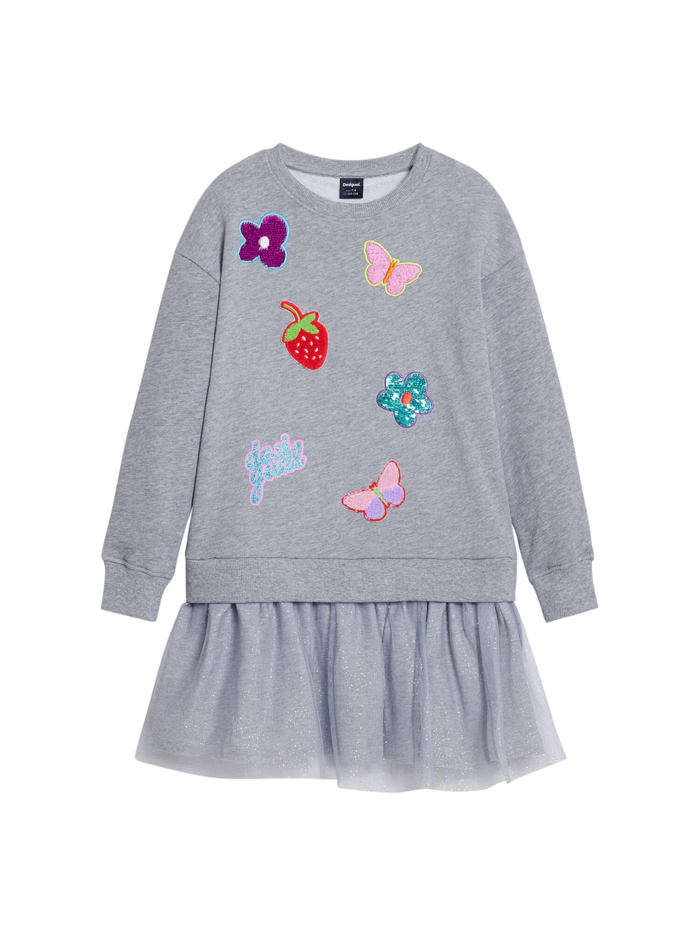 Desigual Sukienka w kolorze szary: przód