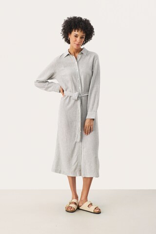 Part Two Shirtkleid 'RonyaPW' in Grau: Vorderseite