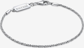 Bracelet KUZZOI en argent : devant