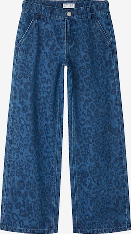 NAME IT Wide Leg Farkut 'NKFRose' värissä sininen: etupuoli