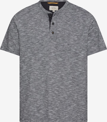 CAMEL ACTIVE T-Shirt mit Knopfleiste in Grau: Vorderseite