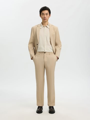 SELECTED - Ajuste regular Chaqueta saco en beige