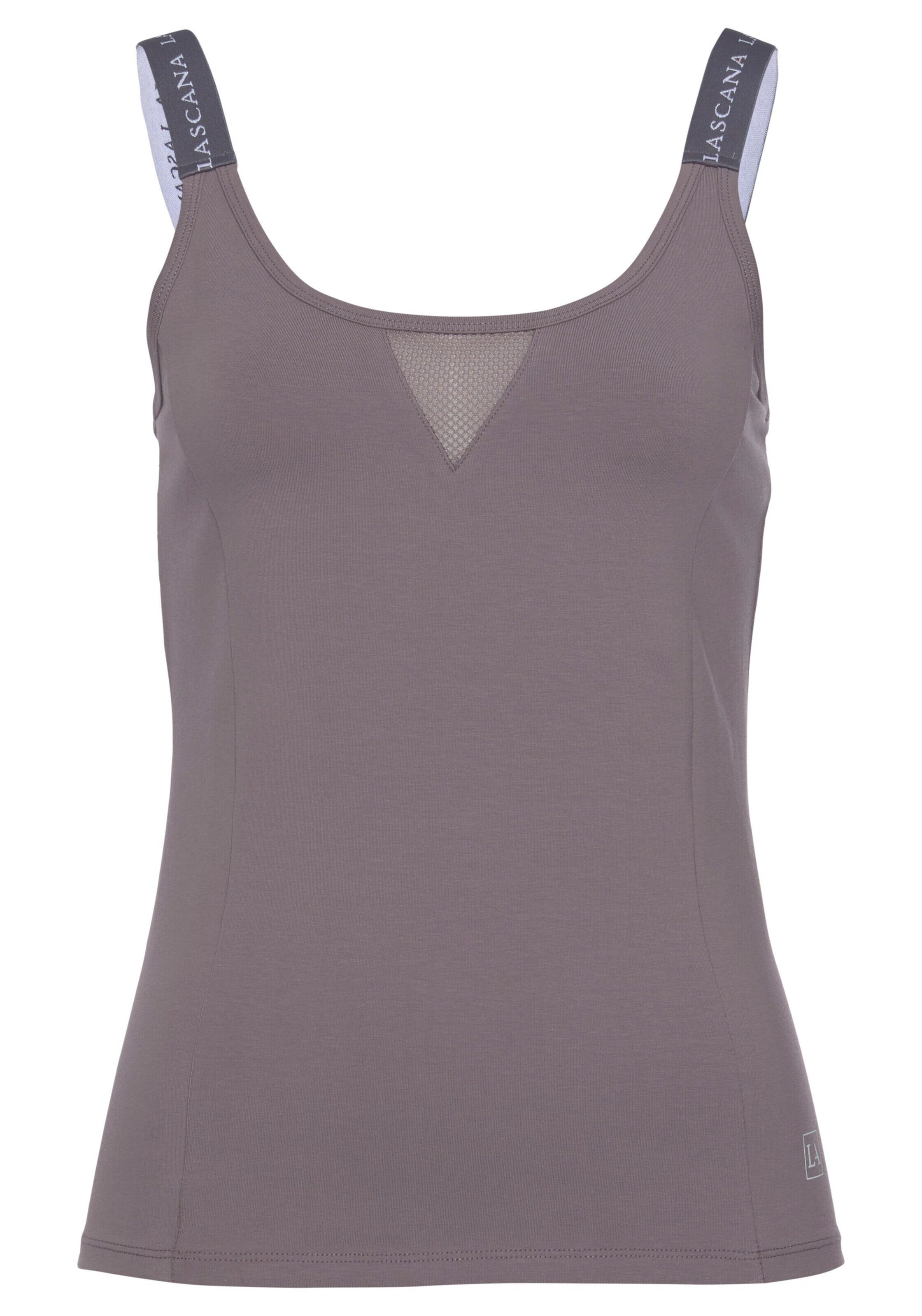 LASCANA ACTIVE - Camisa em cinzento: frente