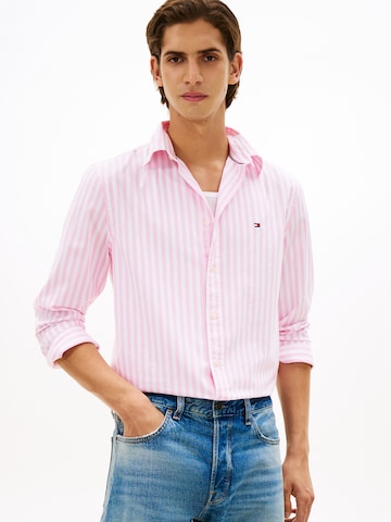 TOMMY HILFIGER Regular fit Ing 'FLEX' - rózsaszín: elől
