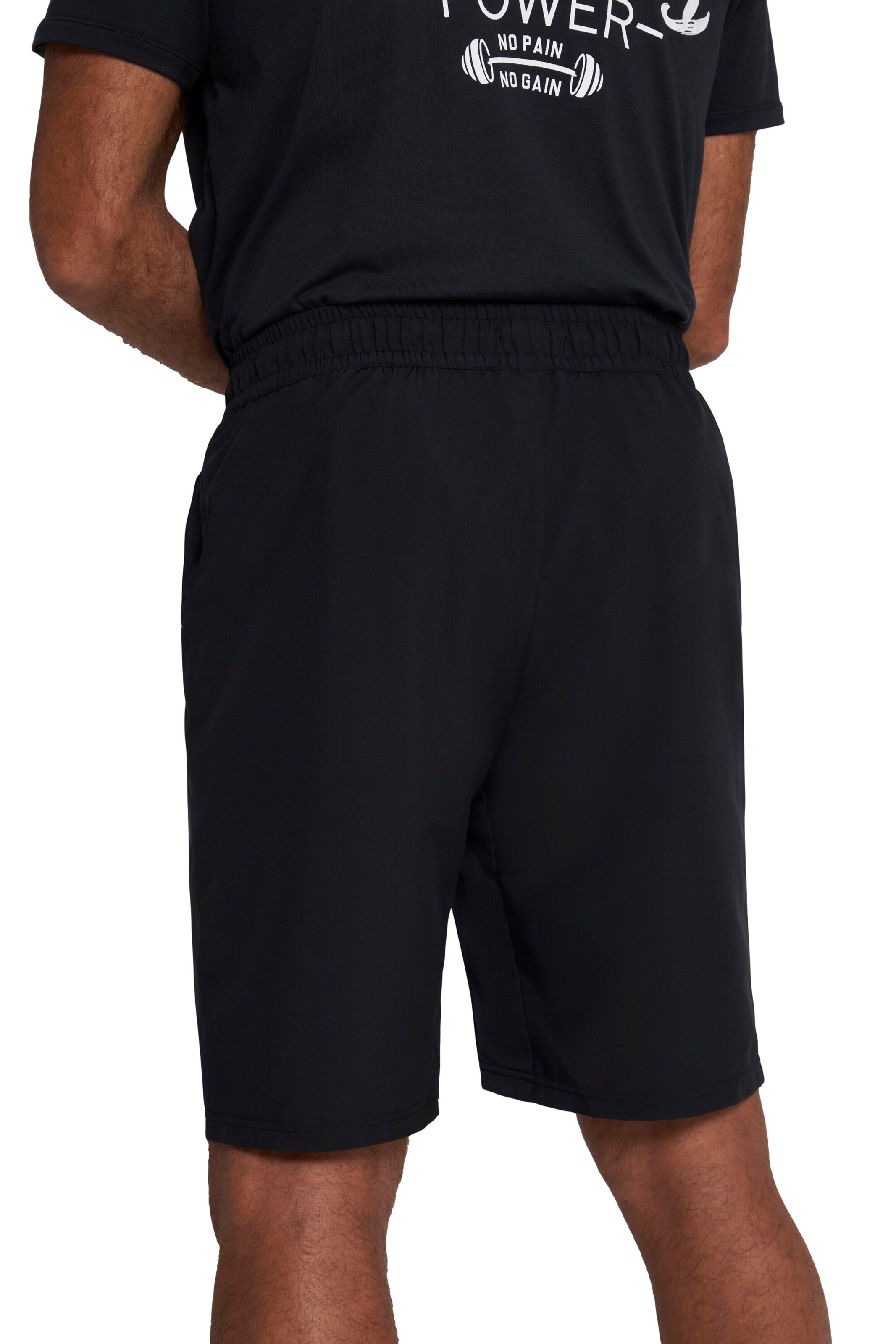 JAY-PI Regular Sporthose in Schwarz