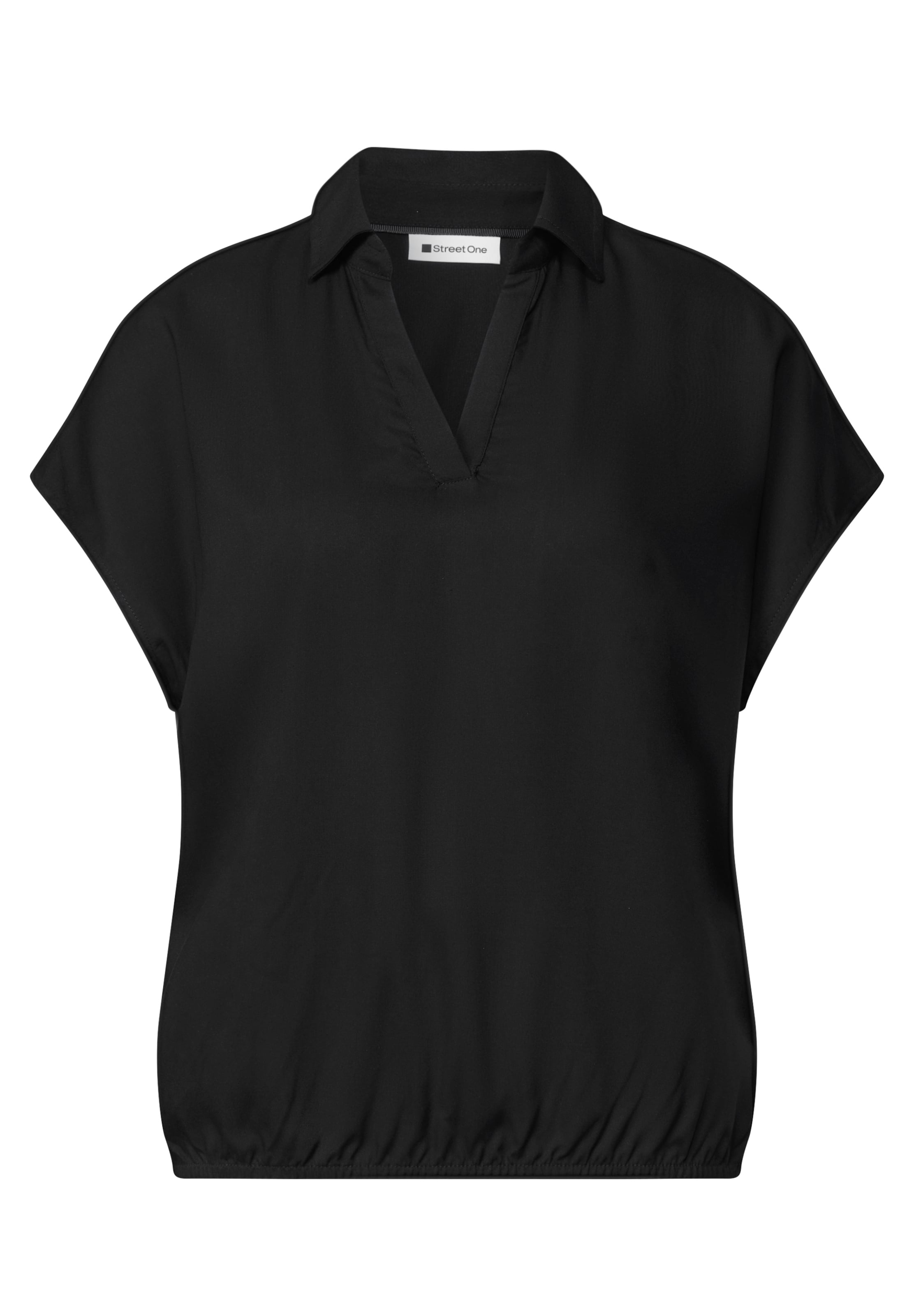 STREET ONE Bluse in Schwarz: Vorderseite