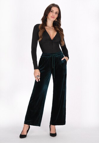 faina - Loosefit Pantalón en verde