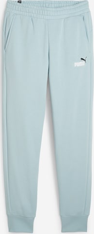 PUMA Zúžený Sportovní kalhoty 'ESS+' – modrá: přední strana