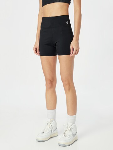 Juicy Couture Sport Скинни Спортивные штаны 'LIZA' в Черный: спереди