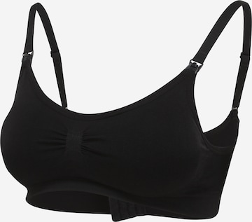 MAGIC Bodyfashion Regular Nursing Bra in Black: front