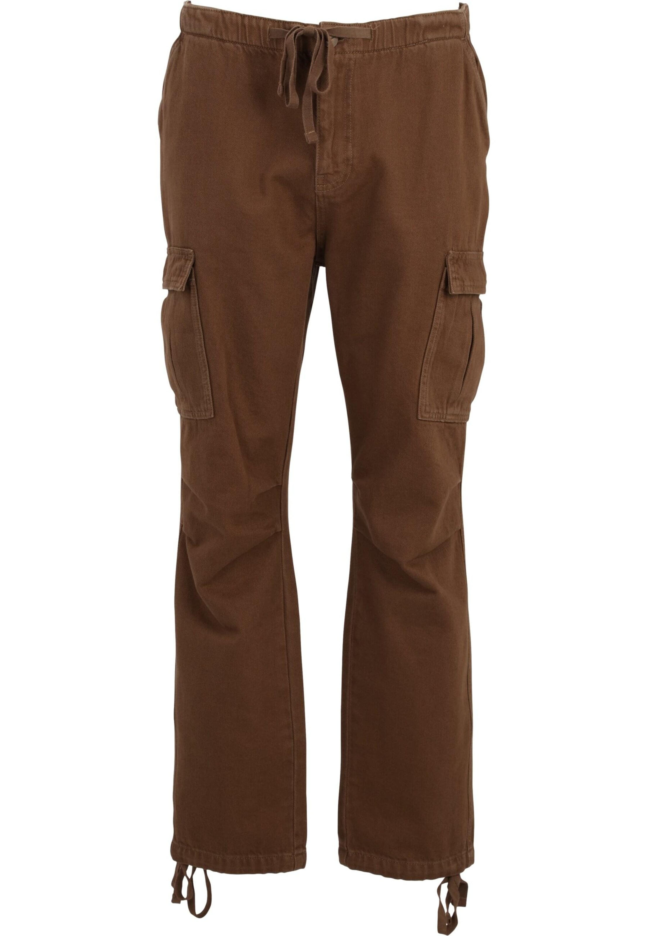 Pantaloni cargo di 2Y Premium in marrone: frontale