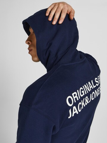 JACK & JONES Sweatshirt 'Worldwide' in Blau