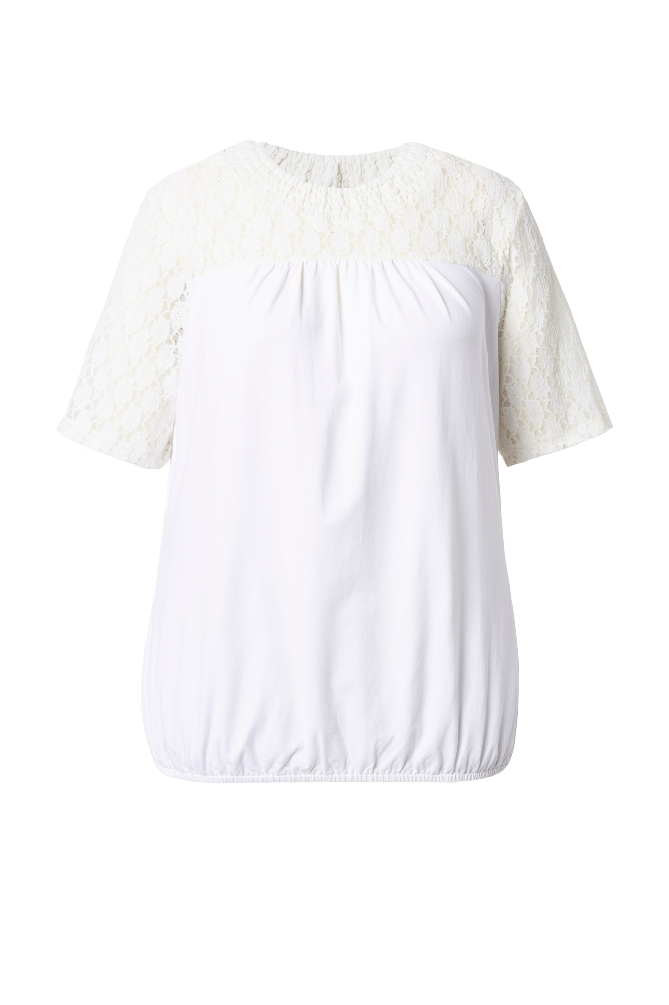 Ulla Popken Bluse in Weiß: Vorderseite