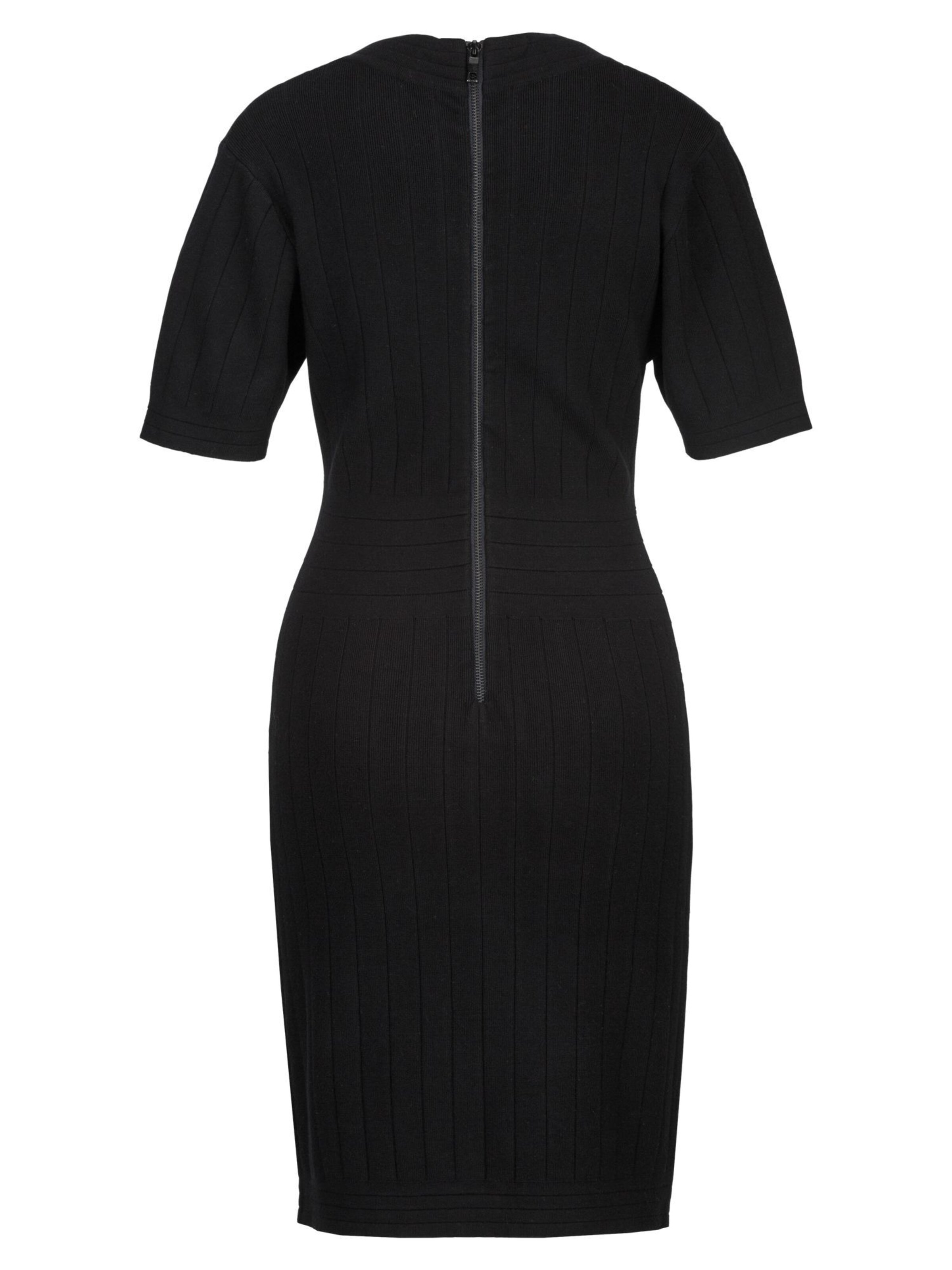 Robes en maille 'Giovanna' 19V69 ITALIA en noir