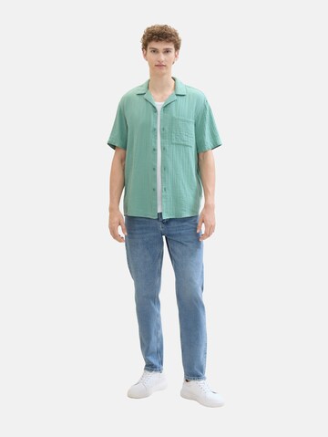 TOM TAILOR DENIM Comfort fit Overhemd in Groen