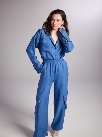 HOLLY LOLLY Loosefit Hose in Blau