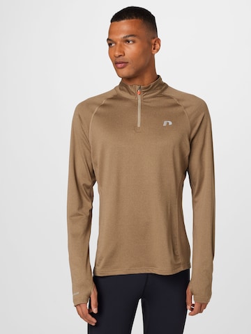 Newline Performance Shirt in Brown: front