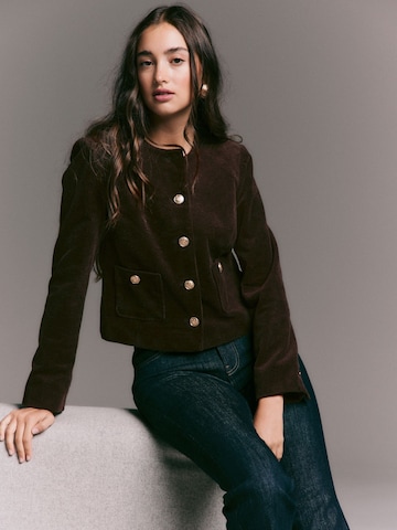 Next Kurtka przejściowa w kolorze brązowy: przód