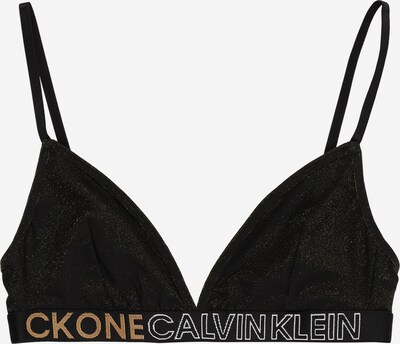 Sutien Calvin Klein Underwear pe auriu / negru / alb, Vizualizare produs