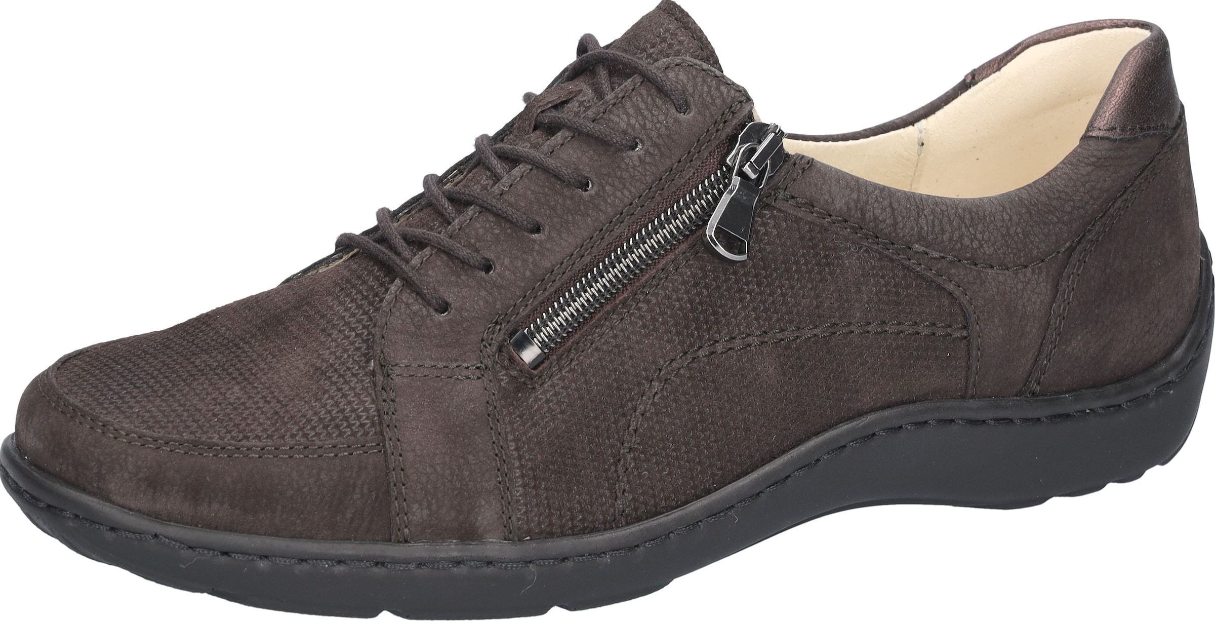 WALDLÄUFER Lace-Up Shoes in Brown: front