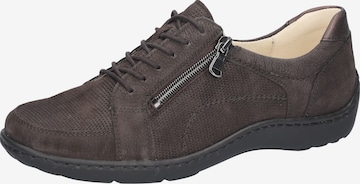 WALDLÄUFER Lace-Up Shoes in Brown: front