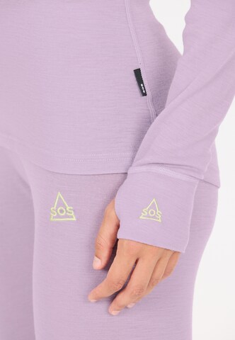 SOS Performance shirt in Purple