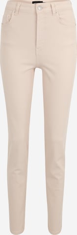 Pieces Tall Skinny Jeans 'LEAH' in Beige: predná strana