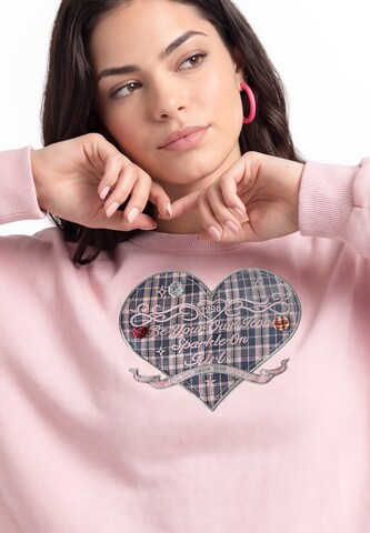 MYMO - Sweatshirt em rosa