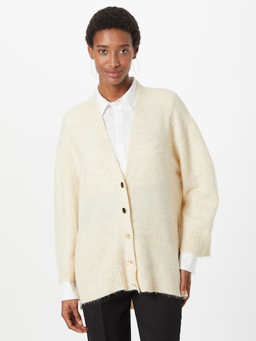 Cardigan 'ABBIE' OBJECT en beige : devant