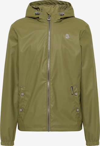 Schmuddelwedda Between-Season Jacket 'Incus' in Green: front