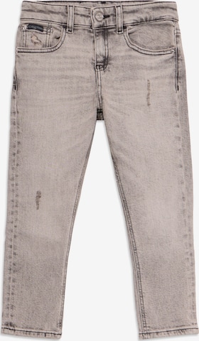 Calvin Klein Jeansregular Traperice - siva boja: prednji dio