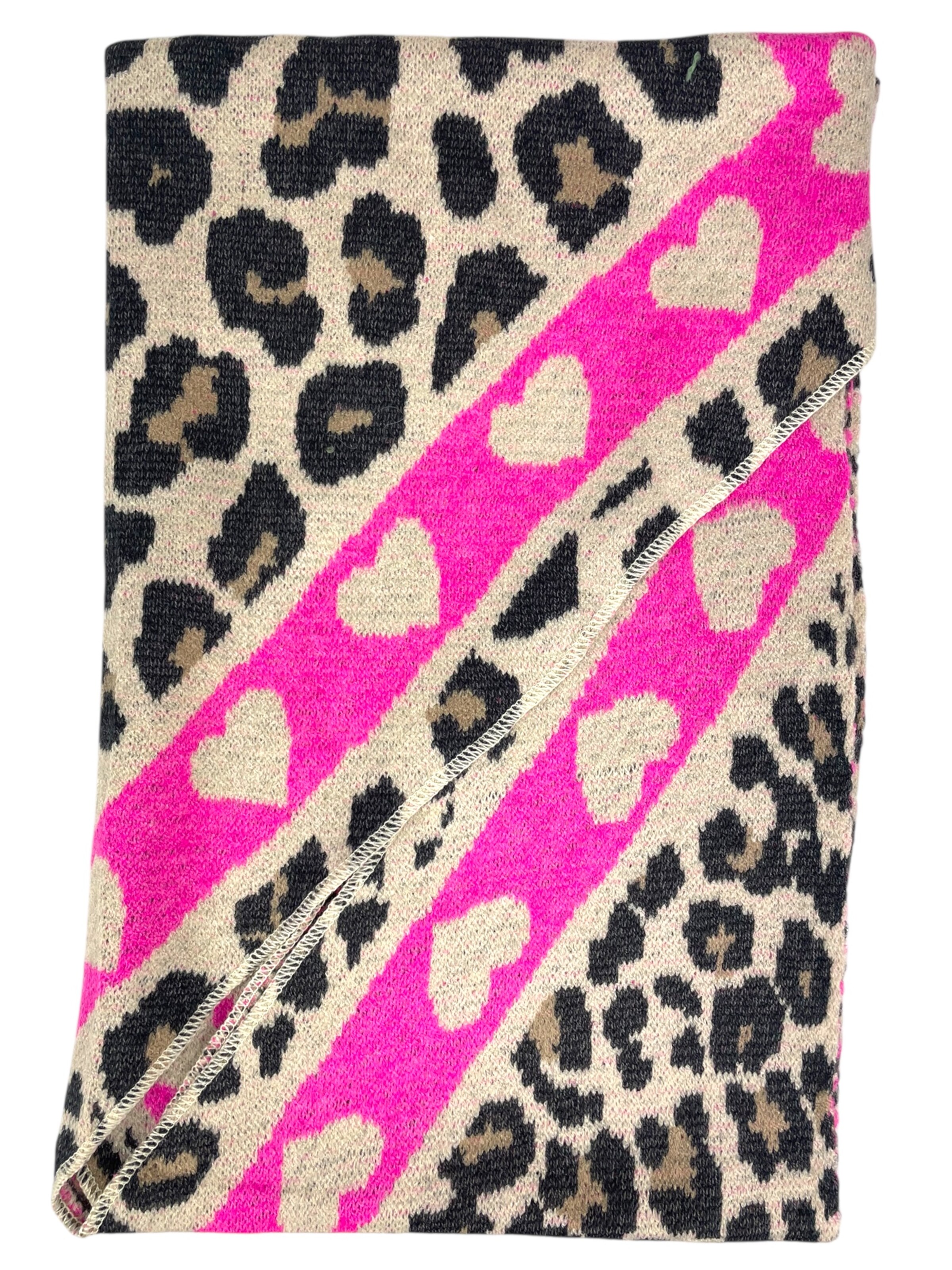 Kumixi Oversized Scarf 'Leo' in Pink
