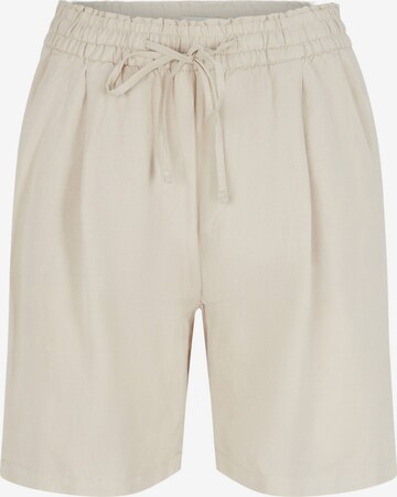 Pantaloni con pieghe di TOM TAILOR in beige: frontale