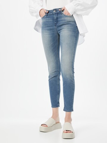 DRYKORN Skinny Jeansy 'NEED' w kolorze niebieski: przód