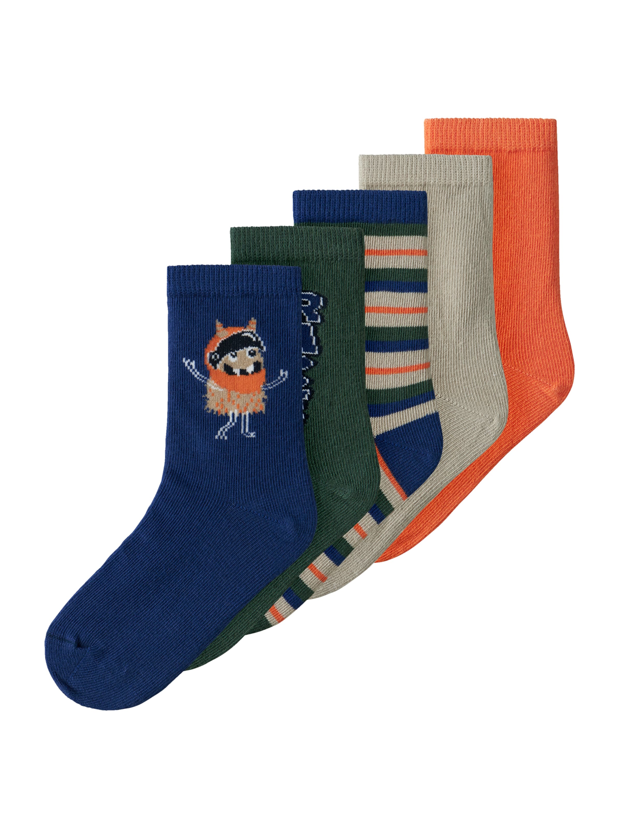 NAME IT Zokni 'NMMVAGN' - kék: elől