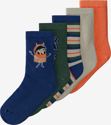 Chaussettes 'NMMVAGN' NAME IT en bleu : devant